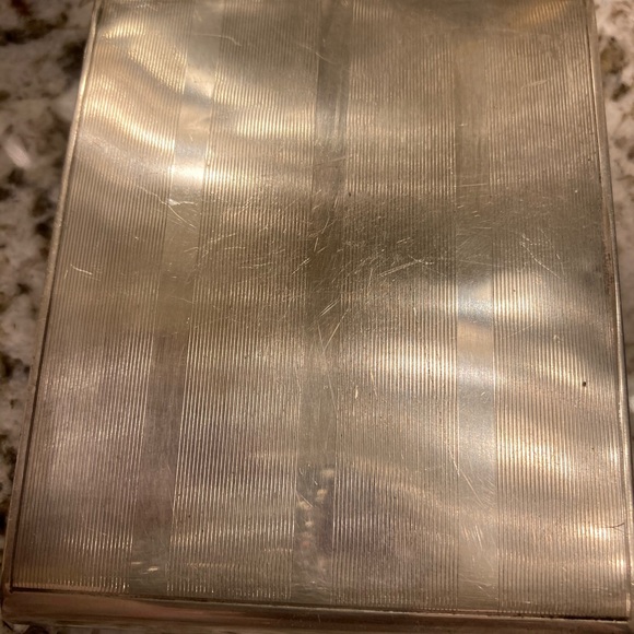 Vintage Sterling Silver Cigarette/Card Case - Picture 3 of 11